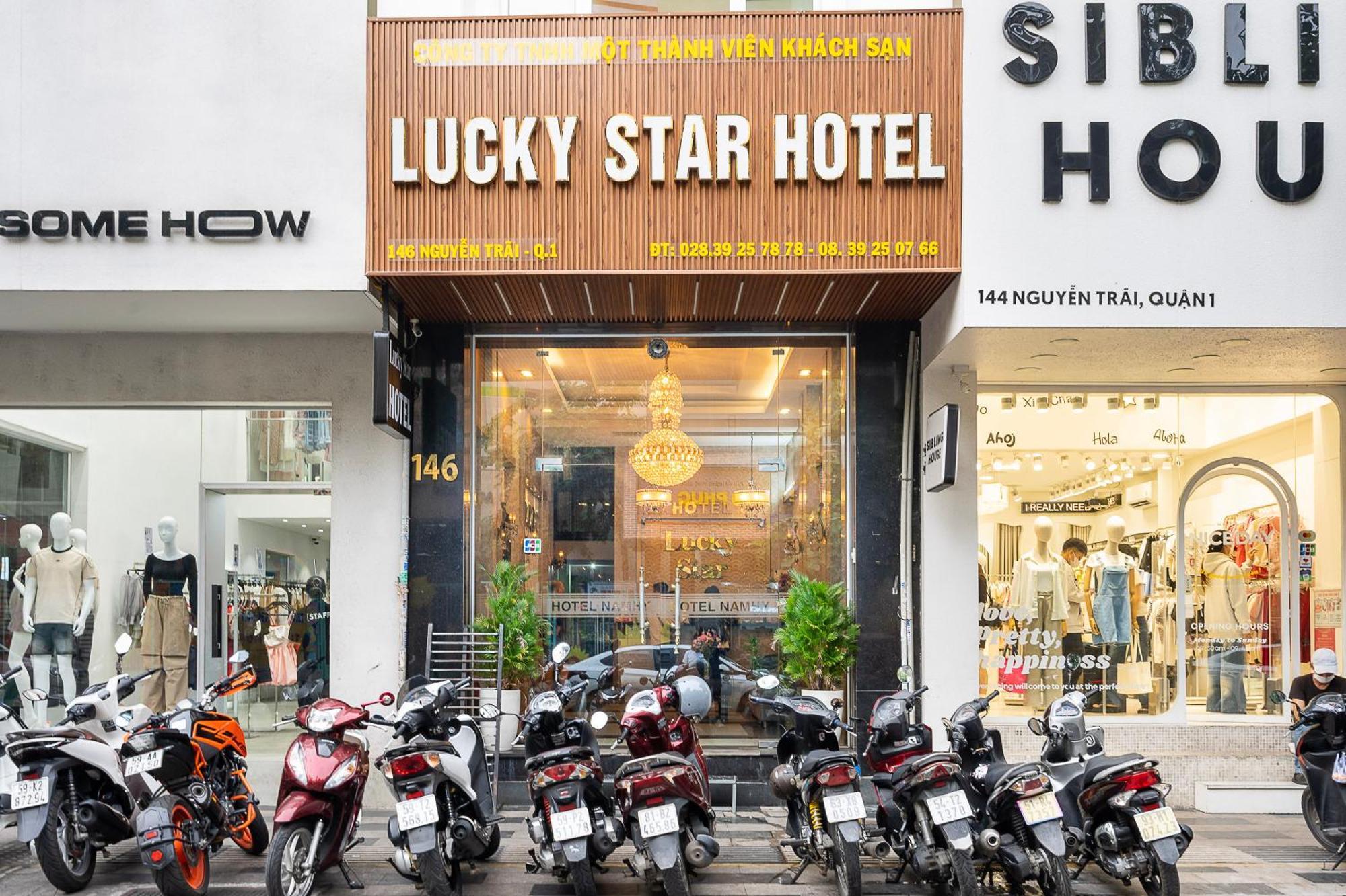 הו צ'י מין סיטי Lucky Star Hotel 146 Nguyen Trai מראה חיצוני תמונה
