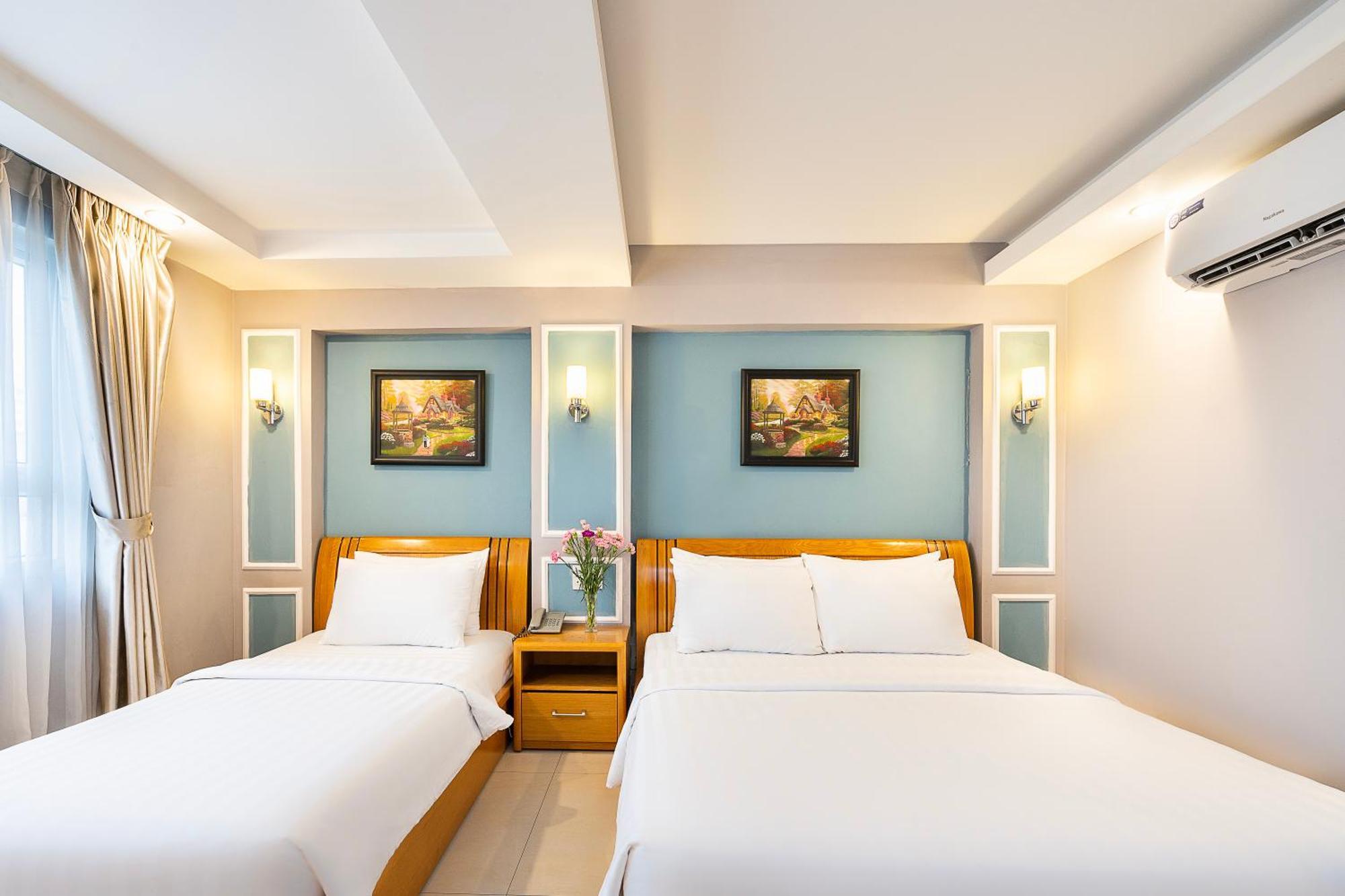 הו צ'י מין סיטי Lucky Star Hotel 146 Nguyen Trai מראה חיצוני תמונה